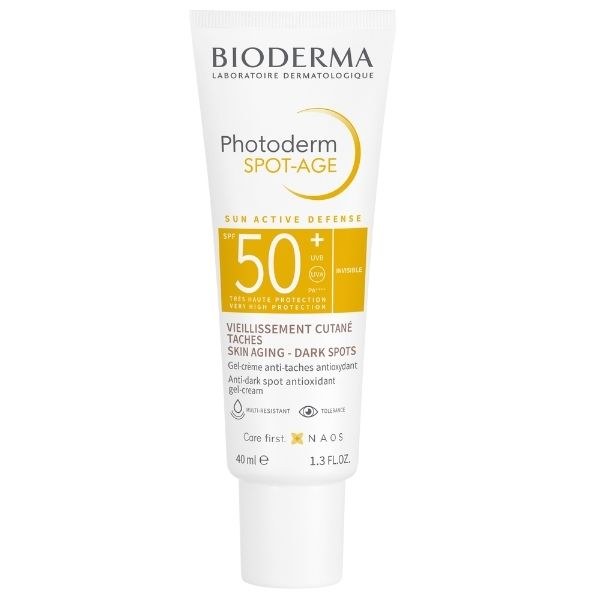 Bioderma Photoderm Spot-Age SPF50+ — αντηλιακή κρέμα προσώπου κατά της φωτογήρανσης, 40ml