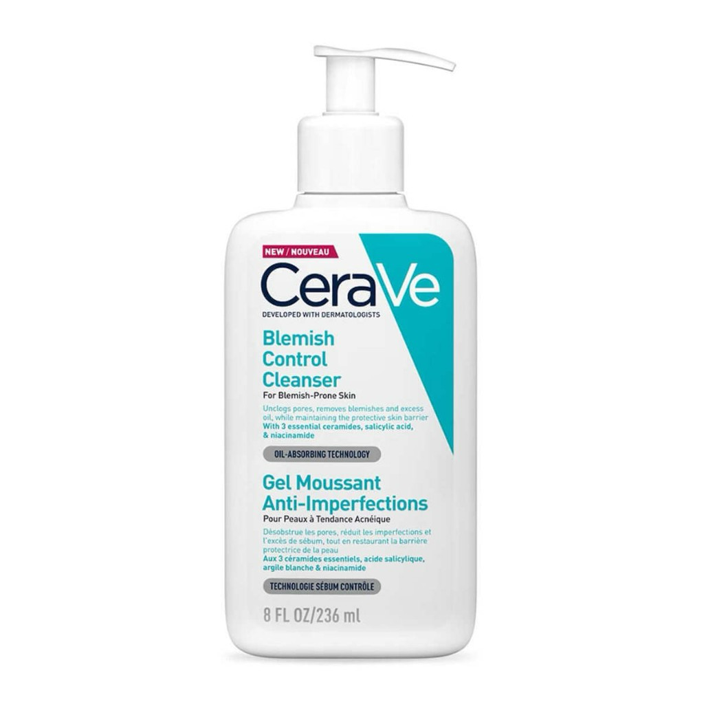 CeraVe Blemish Control Cleanser Gel Καθαρισμού Προσώπου Για Δέρμα Με Τάση Ακμής 236ml