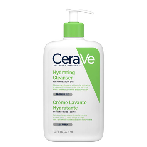 CeraVe Hydrating Cleanser Κρέμα Καθαρισμού για Κανονικό-Ξηρό Δέρμα 473ml