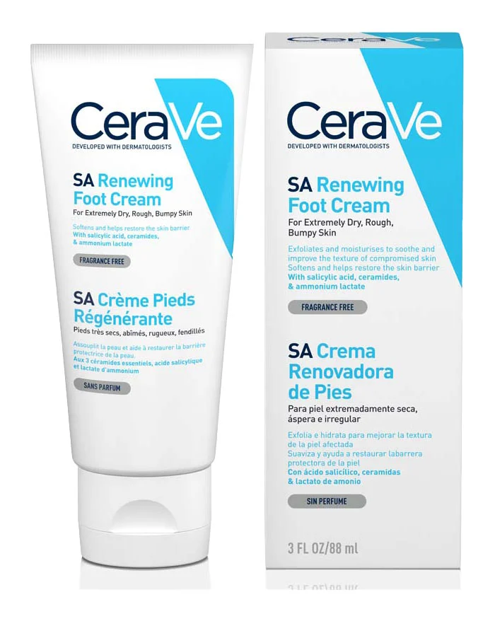 CeraVe Sa Foot Cream Αναπλαστική Κρέμα Ποδιών 88ml