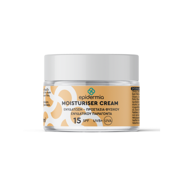 Epidermia Moisturiser Cream SPF15 Ενυδατική Κρέμα Προσώπου 50ml