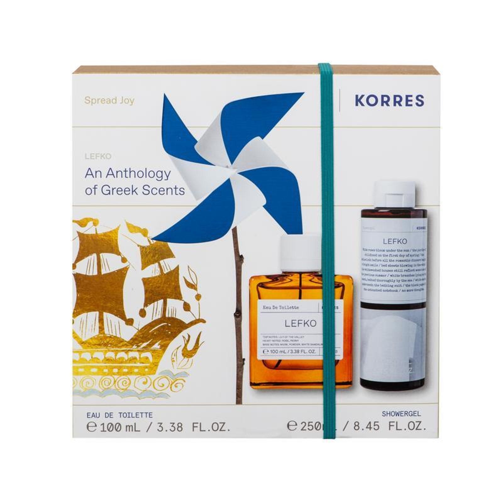 Korres Lefko Set Άρωμα 100ml & Αφρόλουτρο 250ml