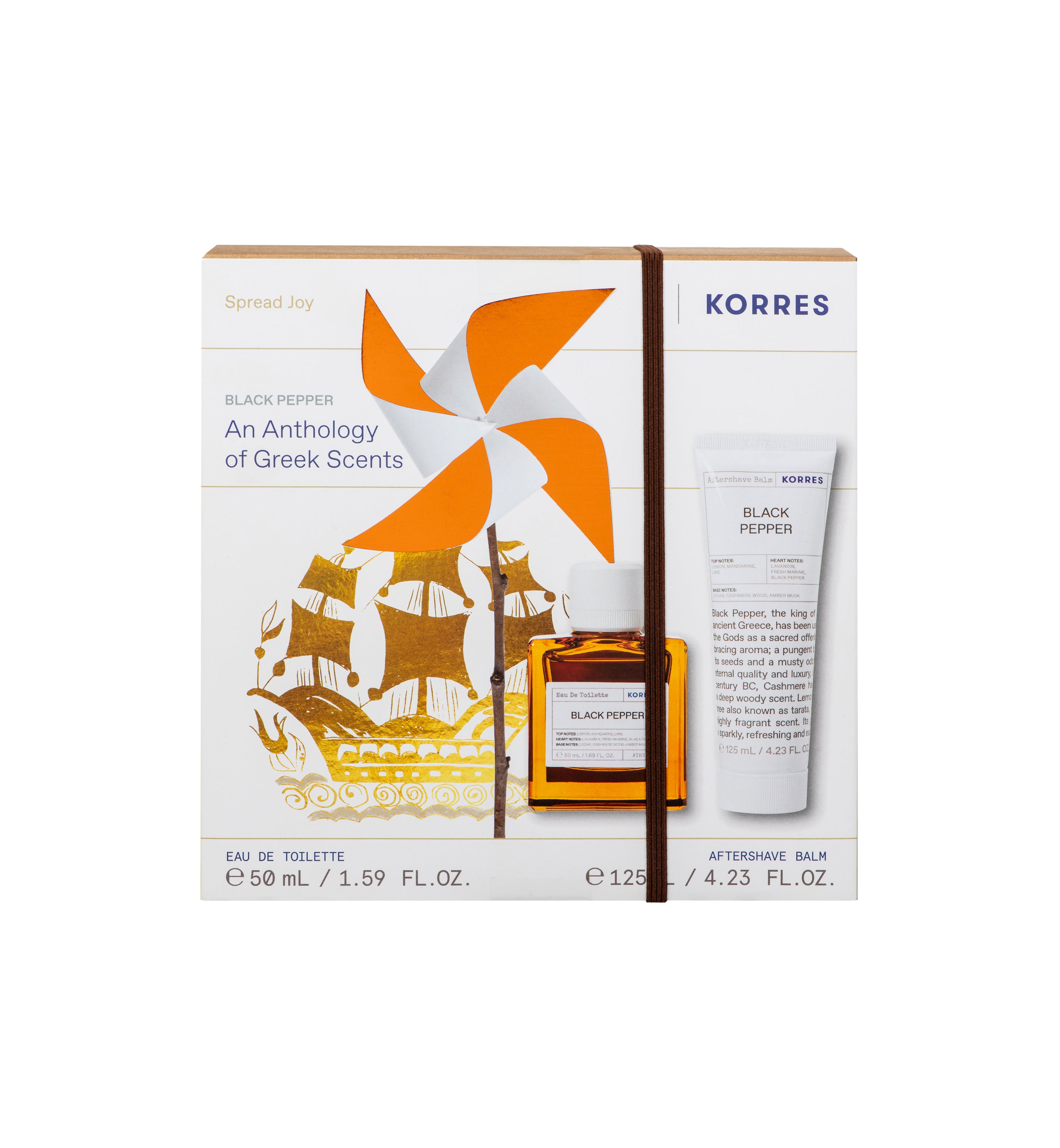 Korres Black Pepper Set Άρωμα 50ml & After Shave 125ml