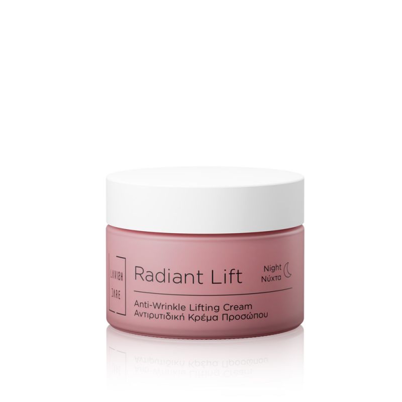 Lavish Care Radiant Lift Anti Wrinkle Lifting Cream Night Αντιρυτιδική Κρέμα Προσώπου Νυκτός Πλούσιας Υφής 50ml