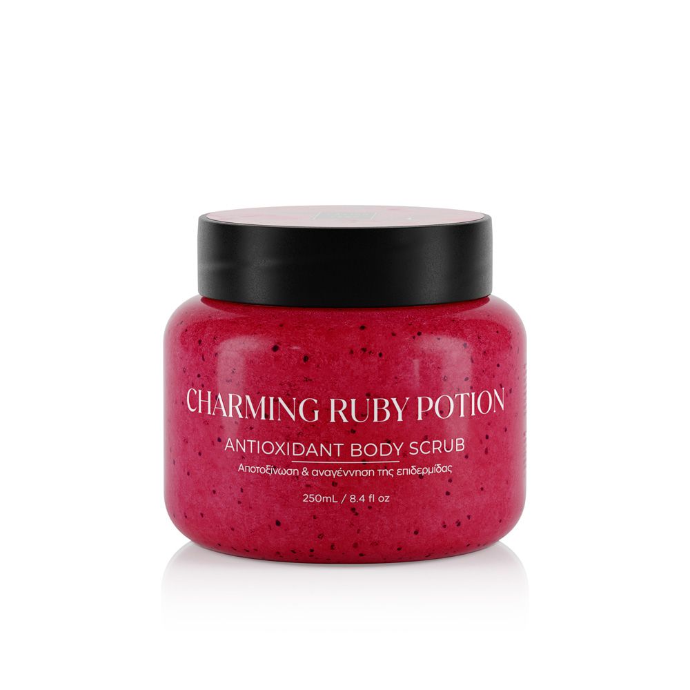 Lavish Care Charming Ruby Potion Body Scrub Απολεπιστικό Σώματος με Άρωμα Ρόδι 250ml