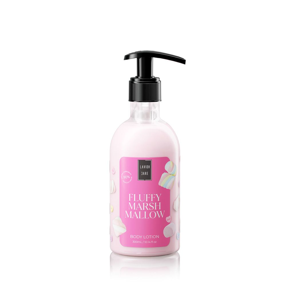 Lavish Care Fluffy Marsh Mallow Body Lotion Ενυδατικό Γαλάκτωμα Σώματος με Άρωμα Ζαχαρωτό 300ml