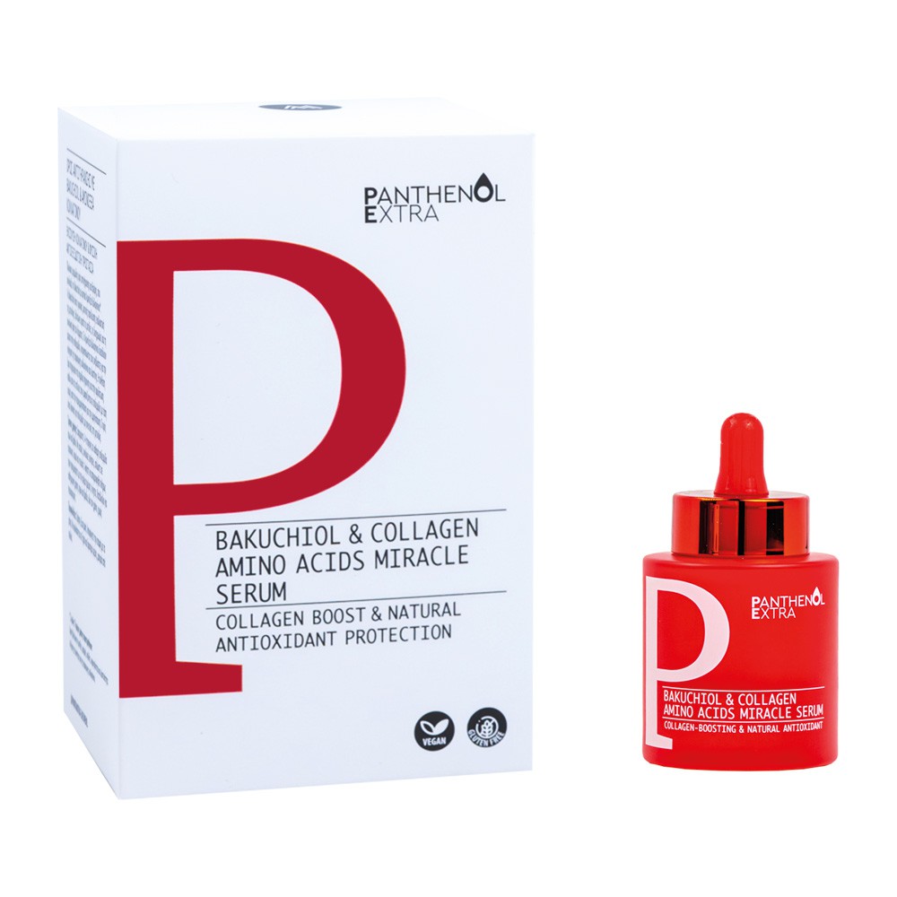 Panthenol Extra Bakuchiol & Collagen Amino Acids Miracle Serum — Ορός αντιγήρανσης & θρέψης 30ml