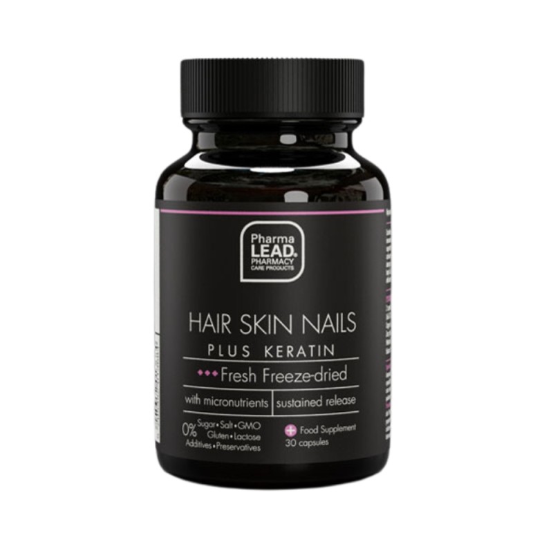 Pharmalead Black Range Hair Skin Nails Plus Keratin — 30 κάψουλες